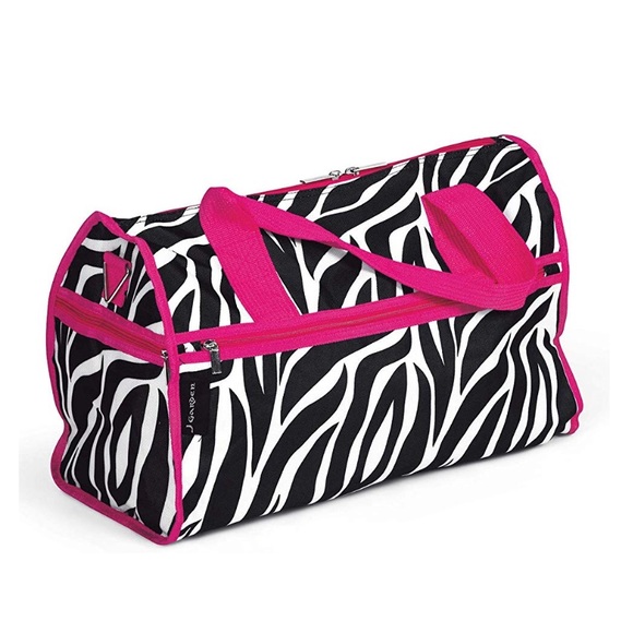 Handbags - Pink Zebra Overnight Bag Carry on Bag